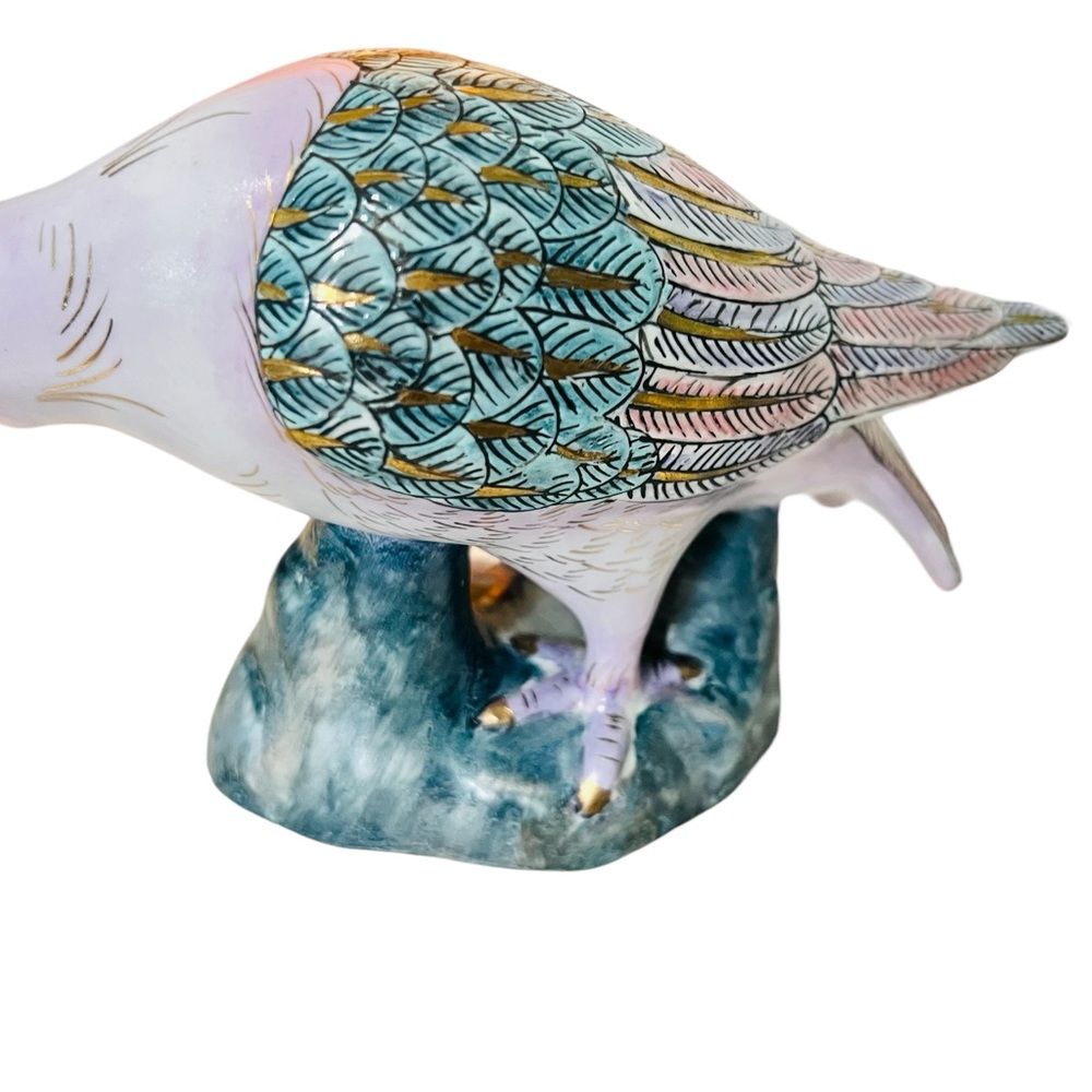 Handcrafted Ceramic Bird Sculptures - Multicolor - Picture 9 of 10